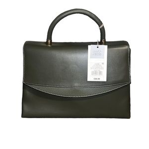 NWT A NEW DAY OLIVIE GREEN TOP HANDLE PURSE BAG